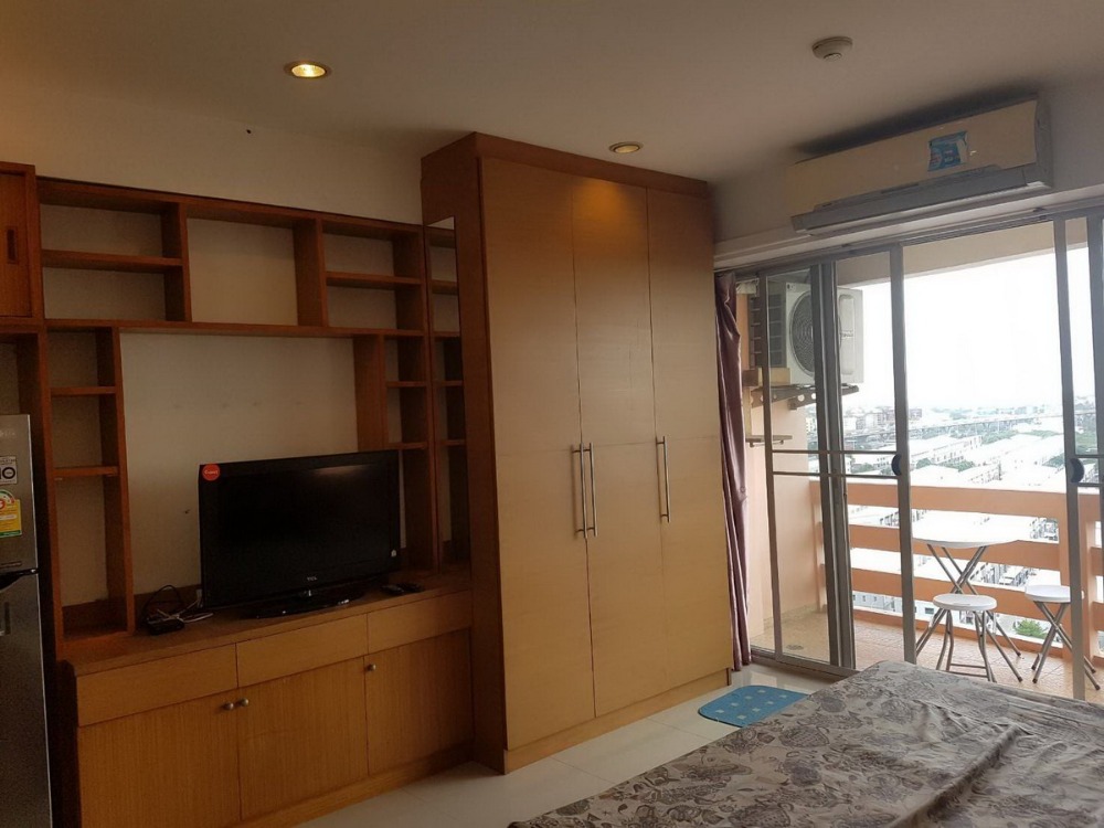 6506-723 ให้เช่า คอนโด บางนา สรรพวุธ Evergreen View Tower ห้อง Studio วิวเมือง