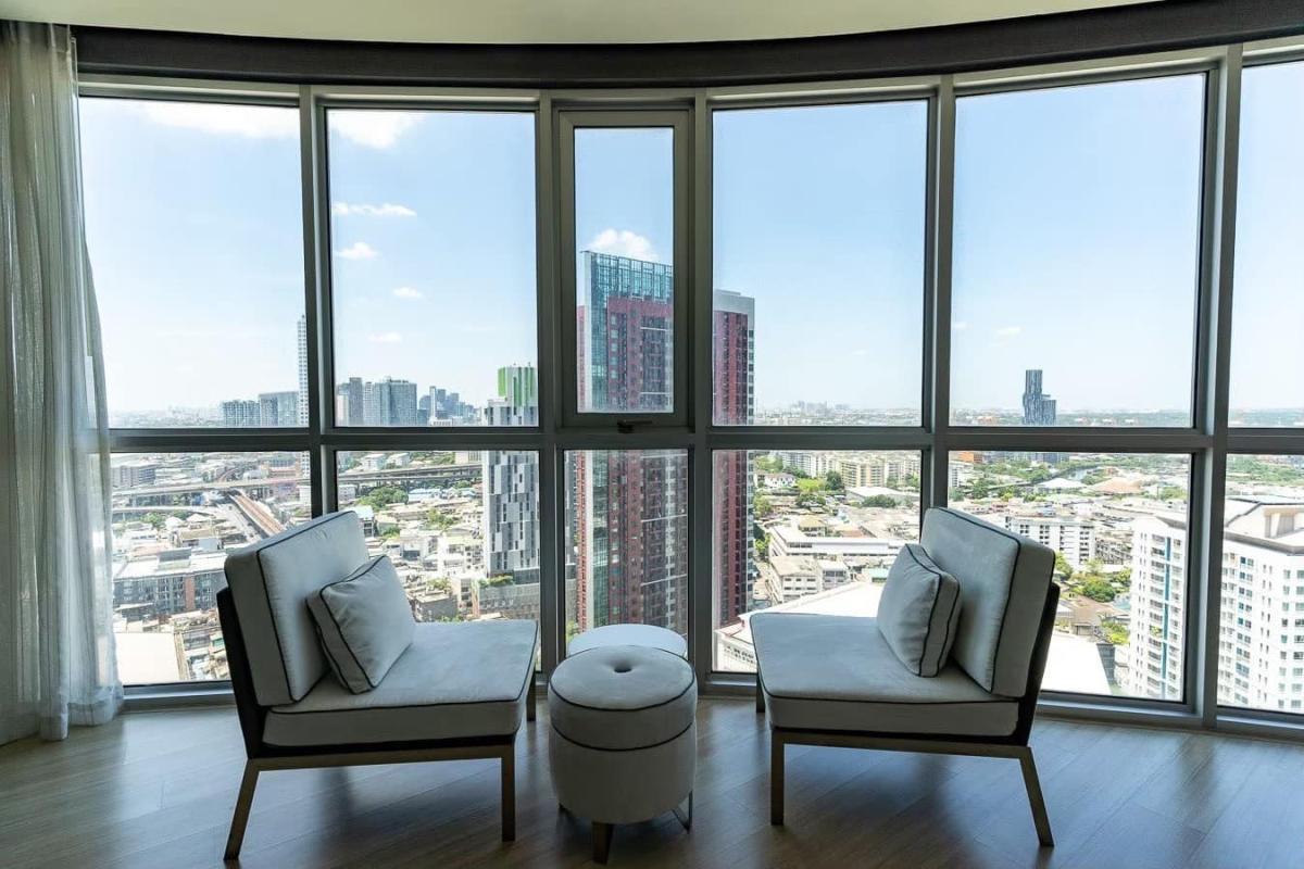 6502-807 ให้เช่า คอนโด อ่อนนุช บางจาก BTSพระโขนง Sky Walk Condominium 1ห้องนอน ชั้นสูง