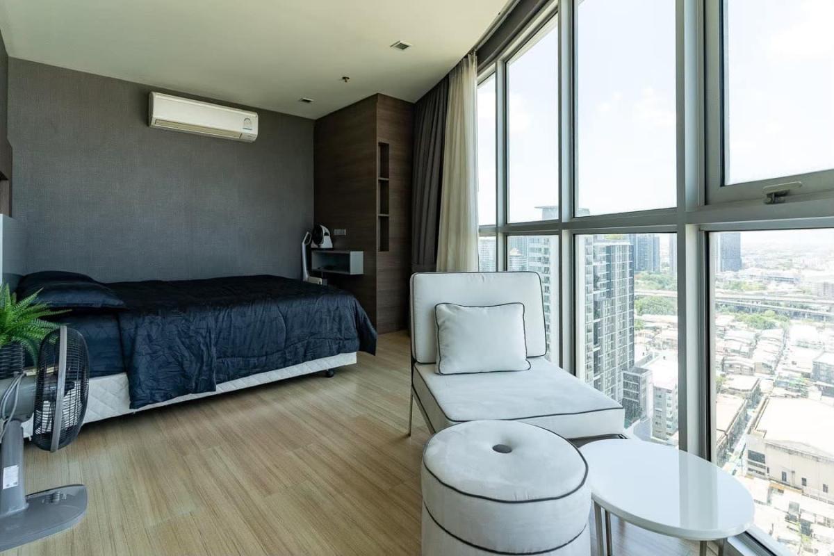 6502-807 ให้เช่า คอนโด อ่อนนุช บางจาก BTSพระโขนง Sky Walk Condominium 1ห้องนอน ชั้นสูง