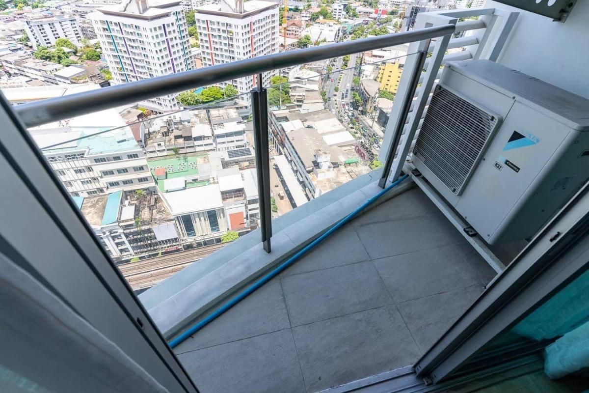 6502-807 ให้เช่า คอนโด อ่อนนุช บางจาก BTSพระโขนง Sky Walk Condominium 1ห้องนอน ชั้นสูง
