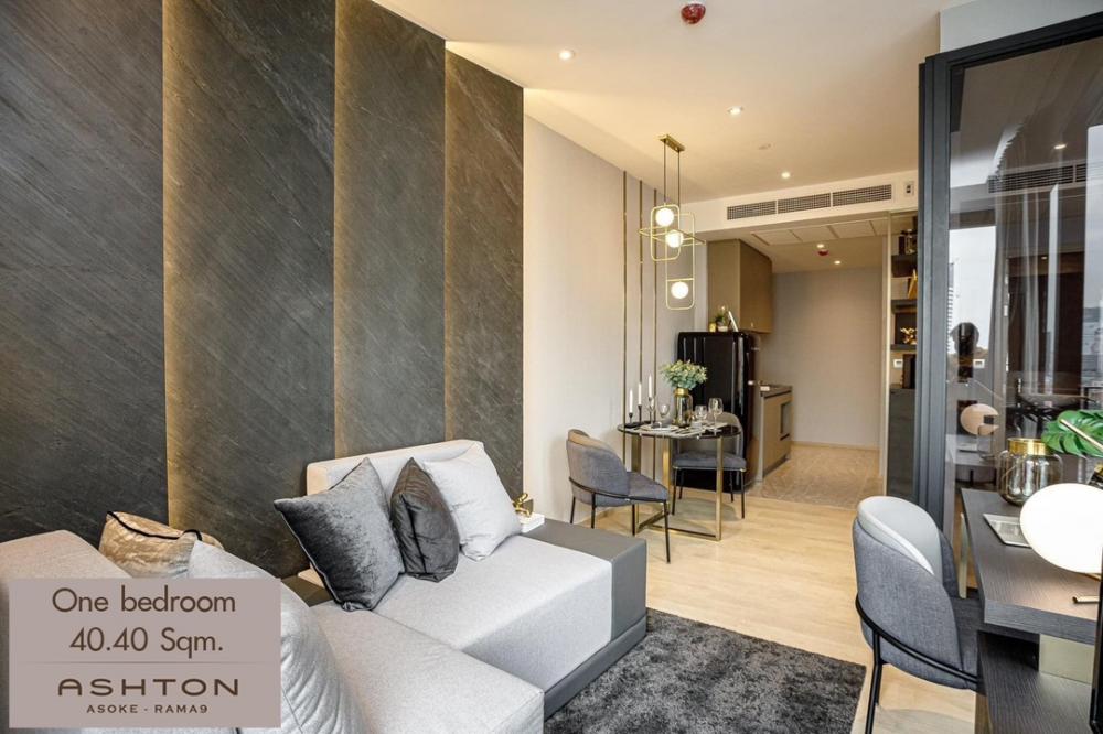 6812-094 ให้เช่า คอนโด รัชดา พระราม9 Ashton Asoke-Rama9 MRT พระราม9 1 ห้องนอน