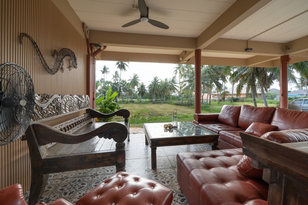 ขายและเช่า! บ้านทรงไทยร่วมสมัย วิวทุ่งนาสุดพาโนรามา @ ชะอำ