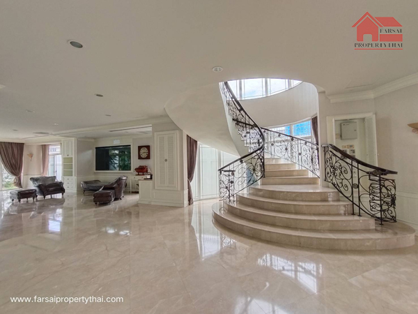 ให้เช่าบ้านคฤหาสน์ 2 ชั้นเนื้อที่ 240ตร.ว พื้นที่ใช้สอย 750ตร.ม 6ห้องนอน 6ห้องน้ำ เฟอร์ครบ ถนนลาดพร้าว เขตจตุจักร ราคาเช่า 220,000 บ/ด