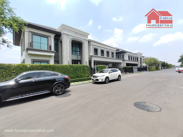 ให้เช่าบ้านคฤหาสน์สุดหรู 2ชั้น เนื้อที่ 153ตร.ว พื้นที่ใช้สอย 604ตร.ม 5ห้องนอน 6ห้องน้ำ ถนนพระราม 9 - กรุงเทพกรีฑา ราคาเช่า 450,000 บ/ด