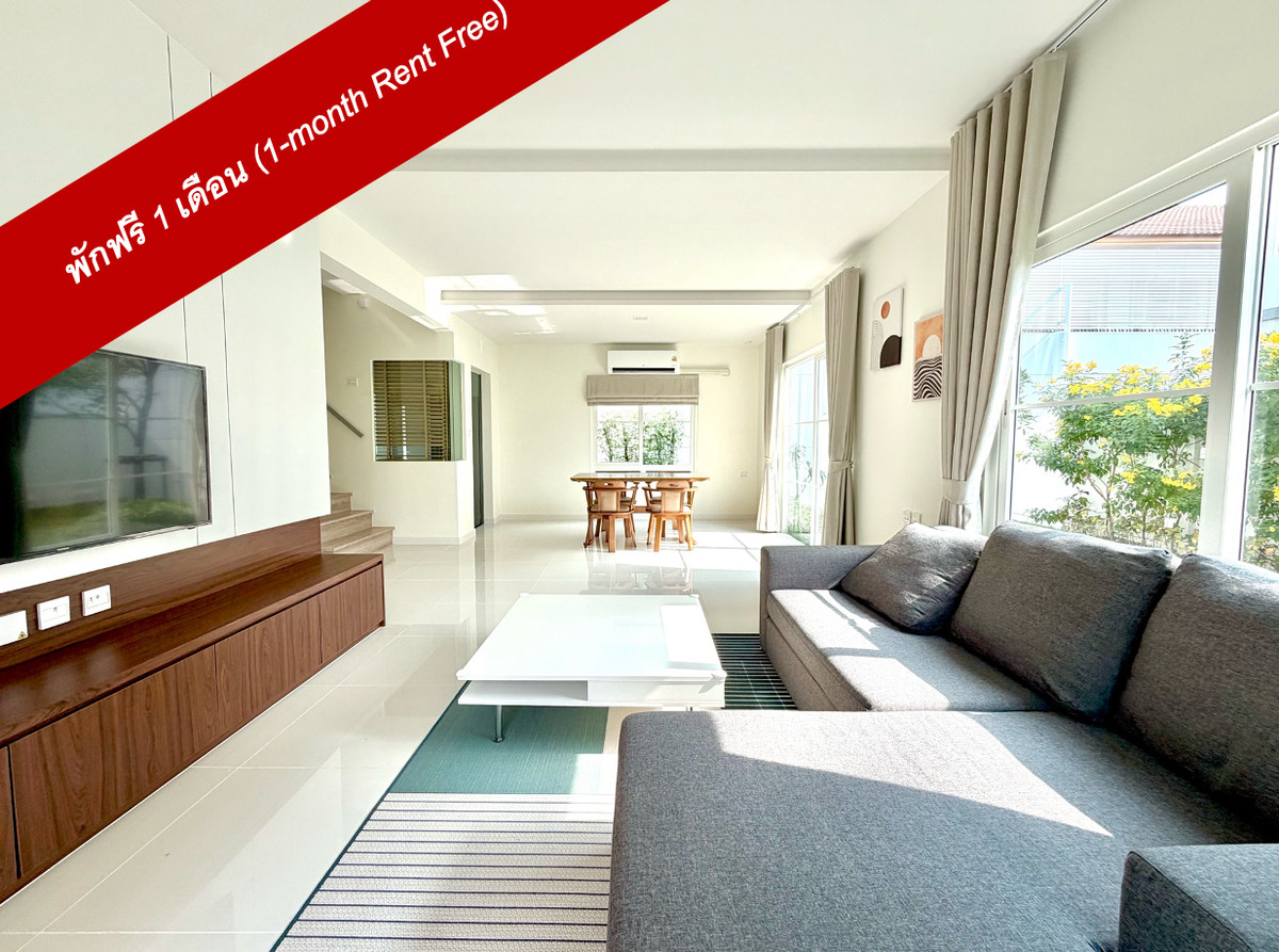 6902-059 ให้เช่า บ้านเดี่ยว 2 ชั้น ศรีนครินทร์ บางนา โครงการ Villaggio3 Srinakarin-Bangna 3 ห้องนอน