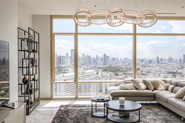 6903-079 Ultra Luxury Condo for Rent in Sathorn-Charoenkrung area, at Four Seasons Private Residences, amazing river view
