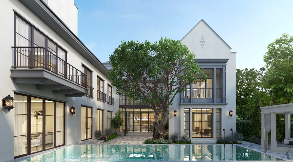 6903-108 ขาย บ้านเดี่ยว 2 ชั้น สระว่ายน้ำส่วนตัว กรุงเทพกรีฑา NANTAWAN POOL VILLA พระราม9 กรุงเทพกรีฑาตัดใหม่