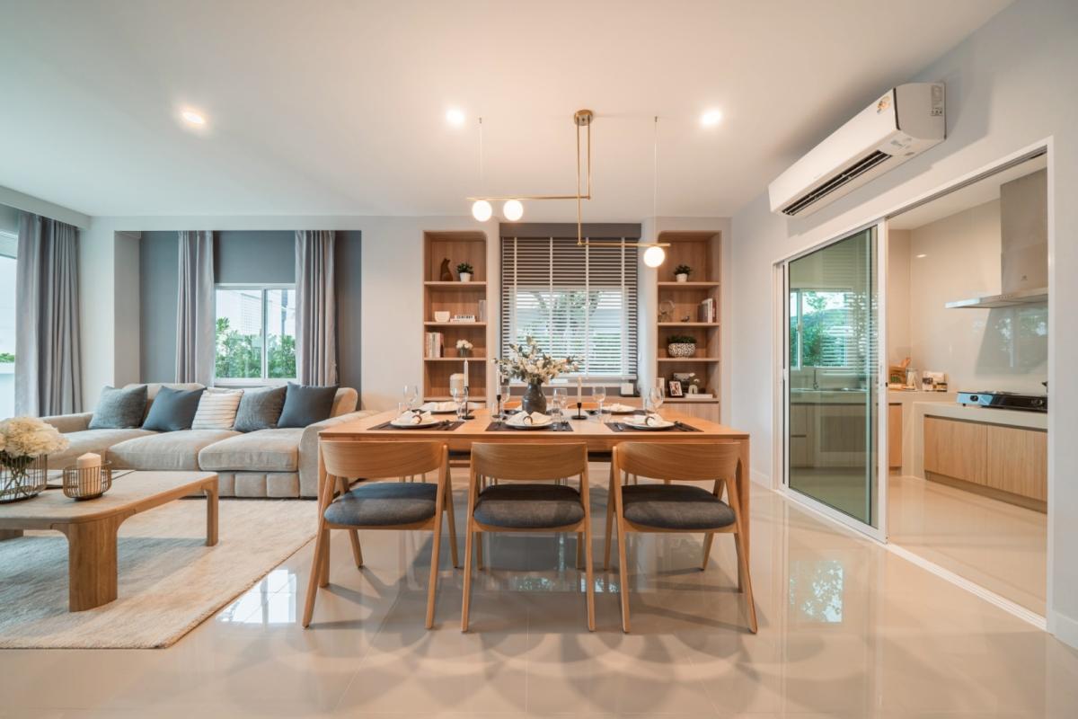 6904-112 ให้เช่า บ้านเดี่ยว 3 ชั้น กรุงเทพกรีฑา ศรีนครินทร์ Nirvana Absolute Krungthep Kreetha 4 ห้องนอน ตกแต่งแบบบ้านตัวอย่าง