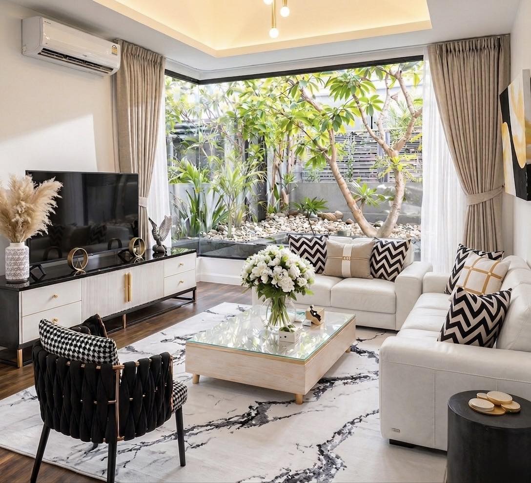 6905-009 Detached House for Rent in Rama 9, right behind The Nine Center Rama 9