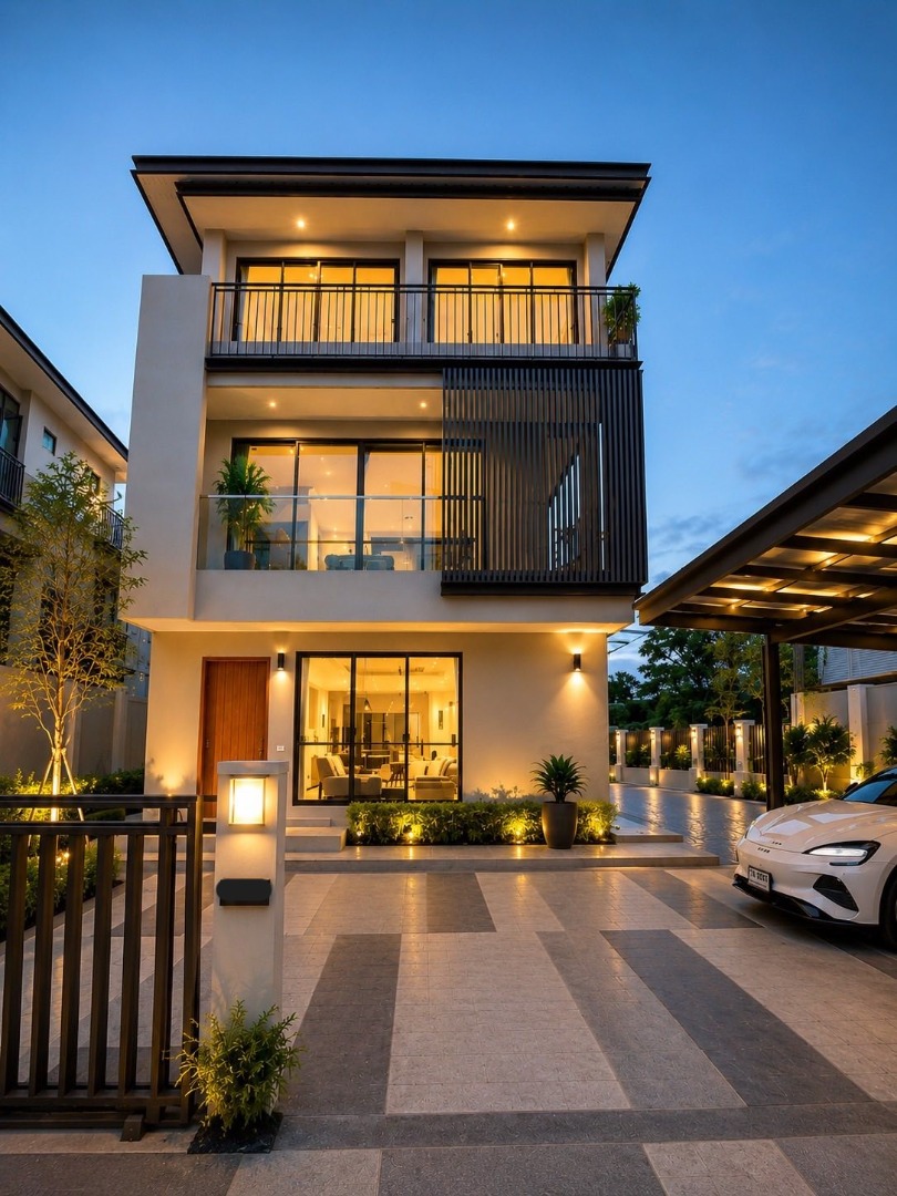 6905-044 ขาย บ้านเดี่ยว 3 ชั้น สวนหลวง พัฒนาการ AQ Arbor สวนหลวง ร.9 – พัฒนาการ บ้านใหม่ ไม่เคยเข้าอยู่