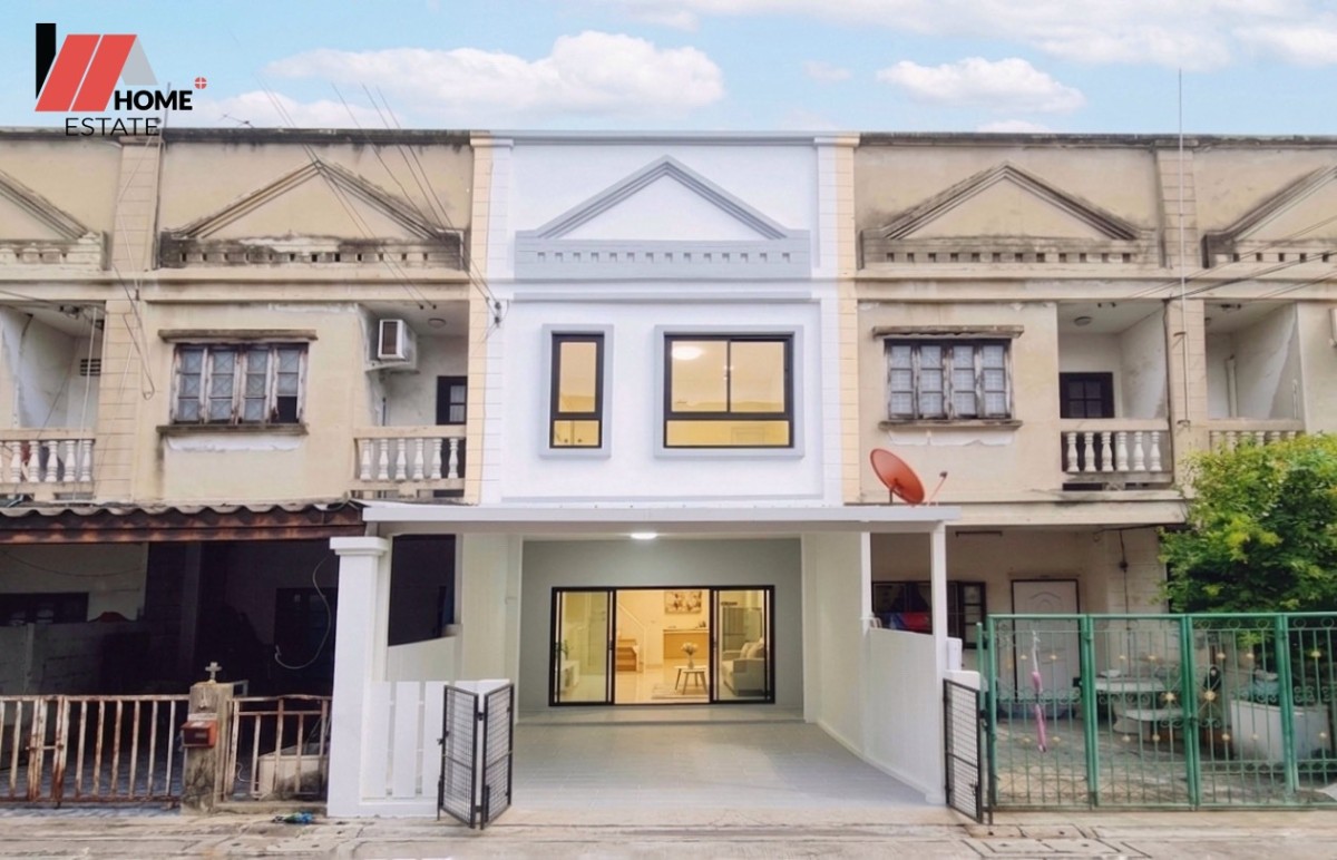 หมู่บ้านพรไพศาล (ซอย 13) ทาวน์เฮ้าส์รีโนเวทใหม่ทั้งหลัง สไตล์มินิมอล เรียบหรู ดูดีสุดๆ