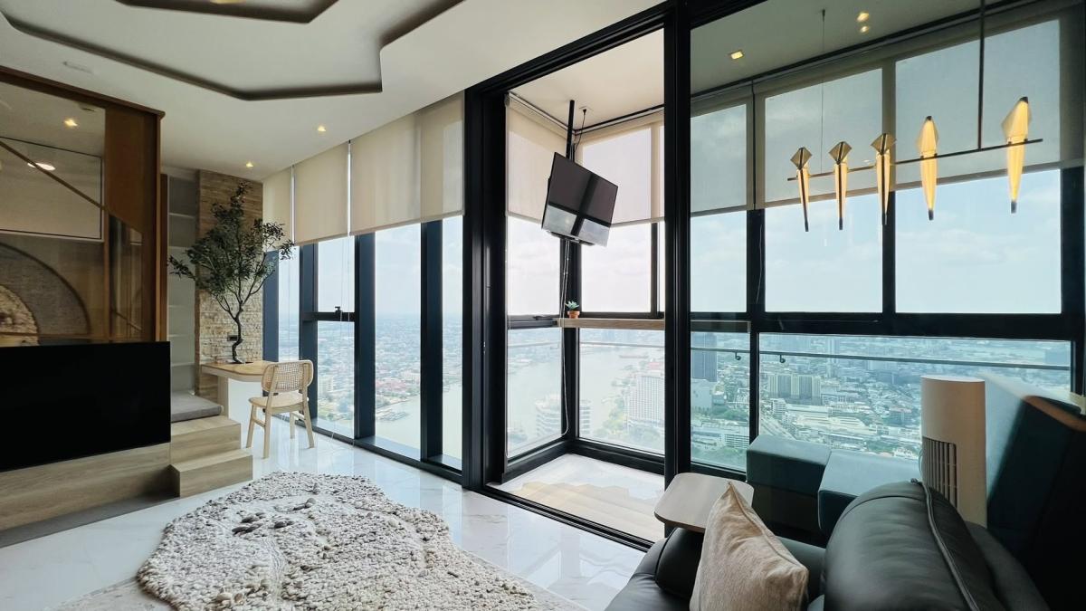 6906-047 Condo for Rent in Rama3-Sathupradit, at Canapaya Residences, River view