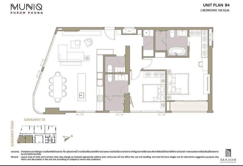 6906-095 Condo for Sale in Phrom Phong, at MUNIQ Phrom Phong, BTS Phrom Pong 