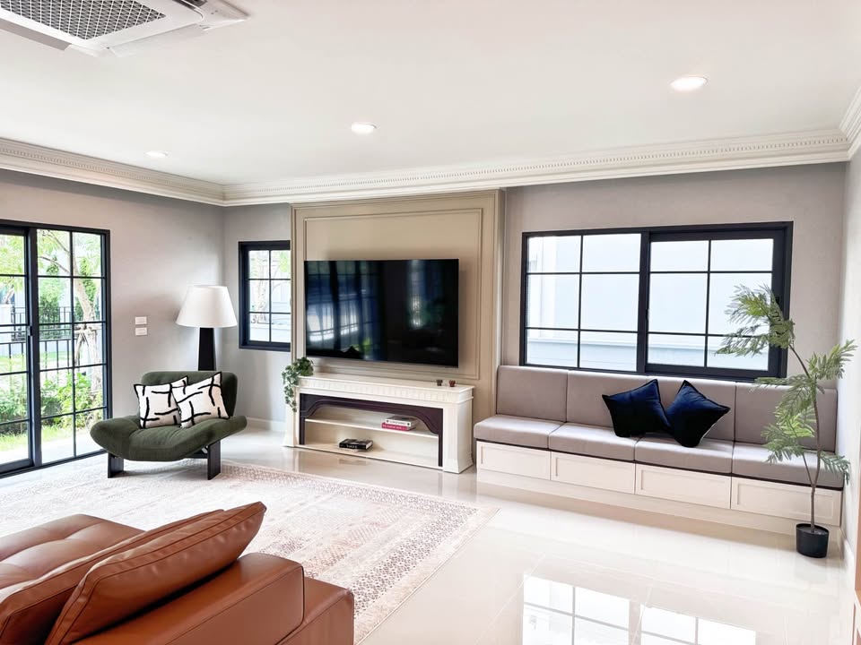 6907-120 ให้เช่า บ้านเดี่ยว 2 ชั้น บางนา บางพลี Centro Bangna 4 ห้องนอน
