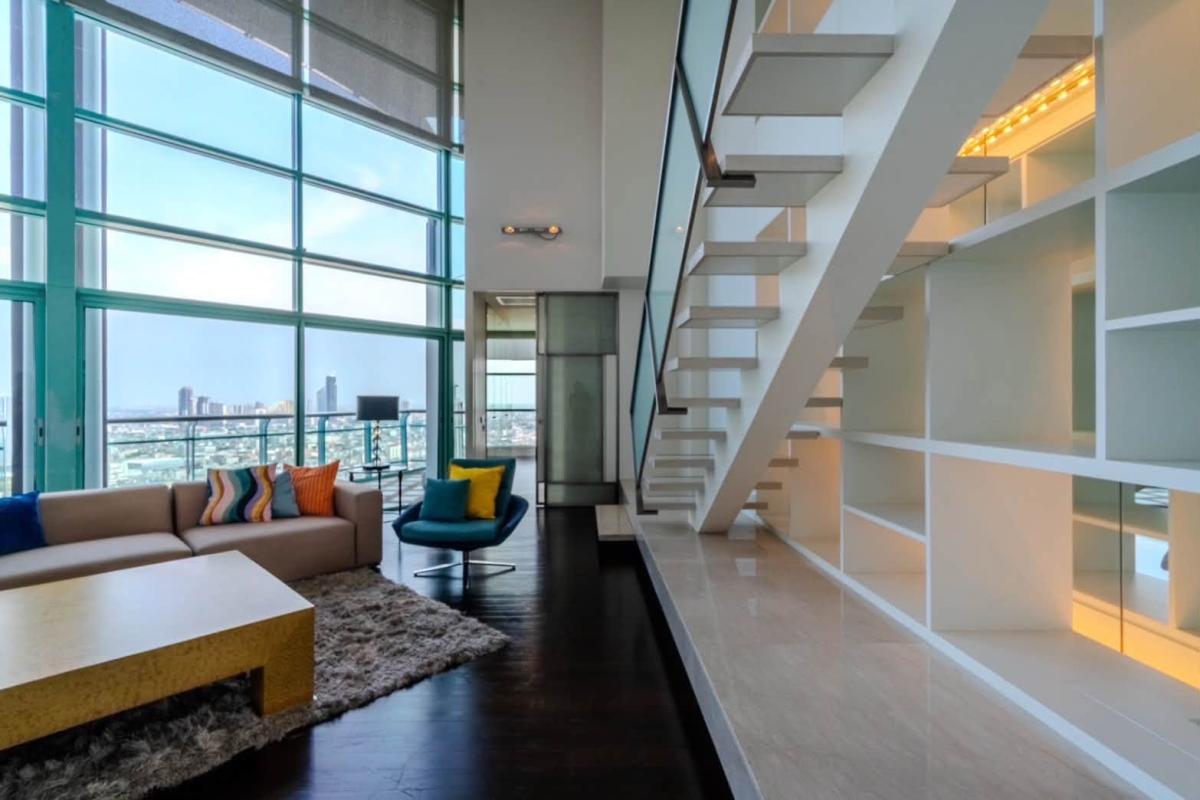 6908-021 Condo for Rent in Sathorn, at Chatrium Riverside Residence, Triplex