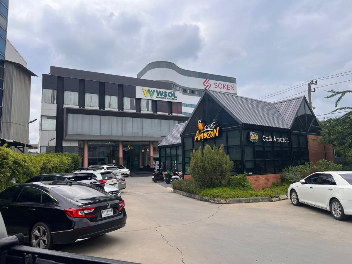 6907-072 ขาย สำนักงาน 3 ชั้น พร้อมคลังสินค้า (Office+Warehouse) บางขุนเทียน พระราม2  ที่ดินประเภทอุตสาหกรรม ผังสีม่วง 