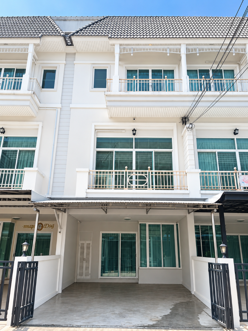 6910-112 ขาย/ให้เช่า ทาวน์โฮม 3 ชั้น The Metro Rama9 หลังบ้านติดสวน ไม่ชนเพื่อนบ้าน